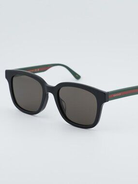 Gucci GG0847SK 001 Men Sunglasses Black Square Frame, Grey Lenses